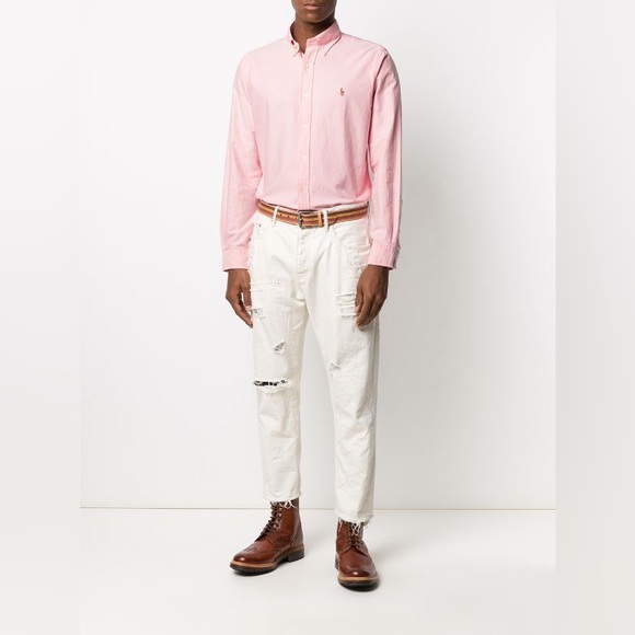 Ralph Lauren Men’s Pink Button Down Shirt - Picture 2 of 10